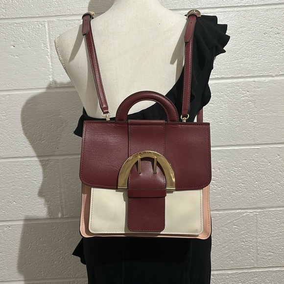 NWOT ZAC Zac Posen Biba Color-Block Convertible Backpack - Picture 12 of 14